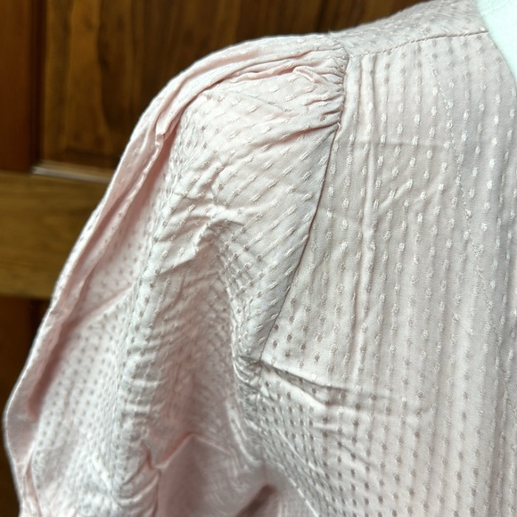 NWT RW&CO. Pink Puffy Sleeve Blouse - M - Picture 3 of 8